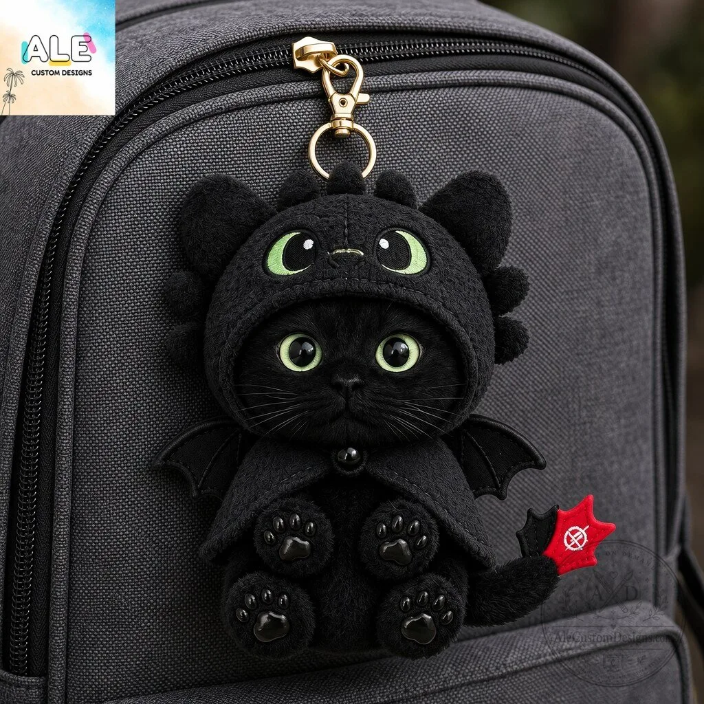 Dragon Fantasy Character Plush Keychain Bag Charm 6 Dragon Fantasy Character Plush Keychain Bag Charm