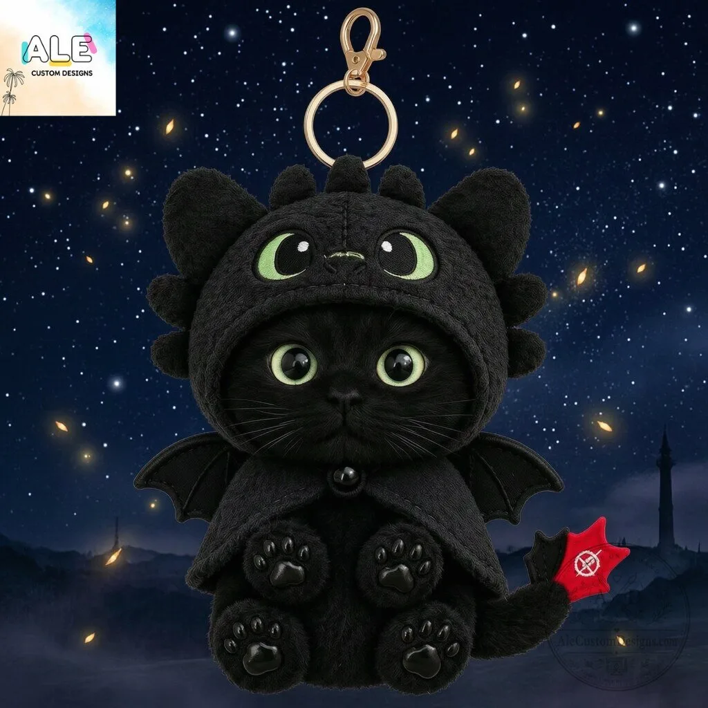 Dragon Fantasy Character Plush Keychain Bag Charm 7 Dragon Fantasy Character Plush Keychain Bag Charm
