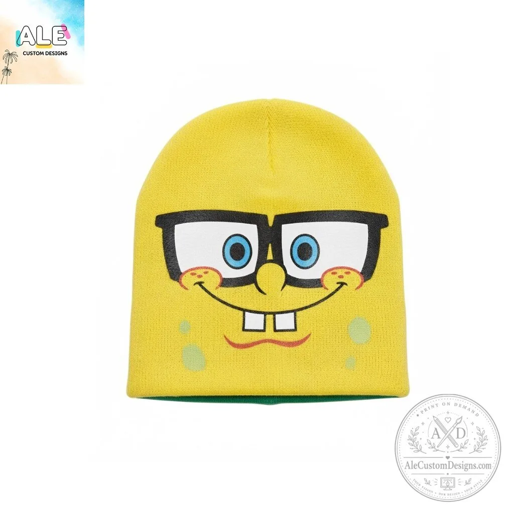 Spongebob Squarepants Graphic Beanie Hat