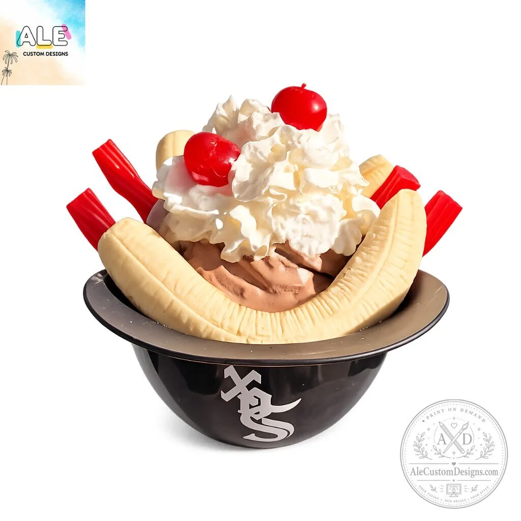 Chicago White Sox Batting Helmet Ice Cream Bowl