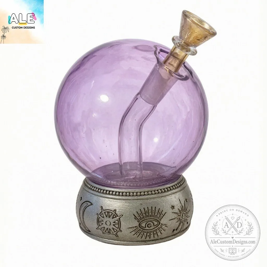 Crystal Ball Bong Celestial Decor Novelty Collectible